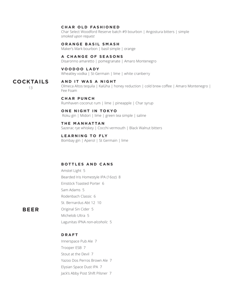 Beverages Char Huntsville